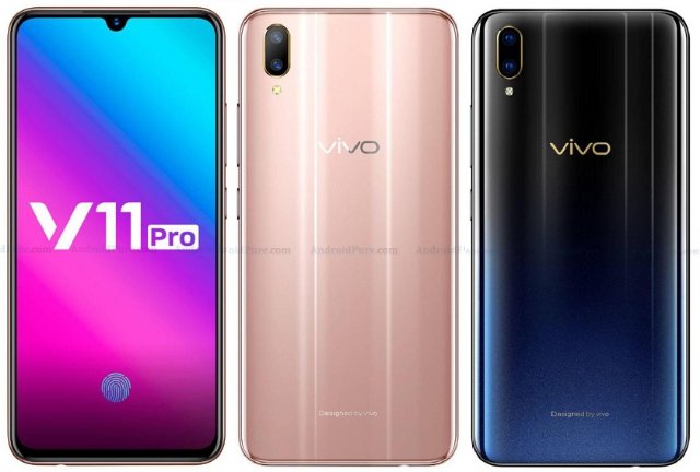 Опубликованы новые пресс-рендеры и характеристики смартфона Vivo V11 Pro